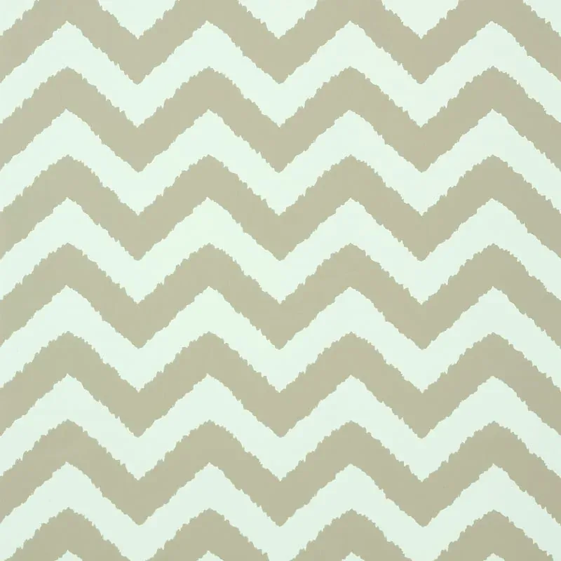 T35189 | Widenor Chevron - Taupe on Aqua
