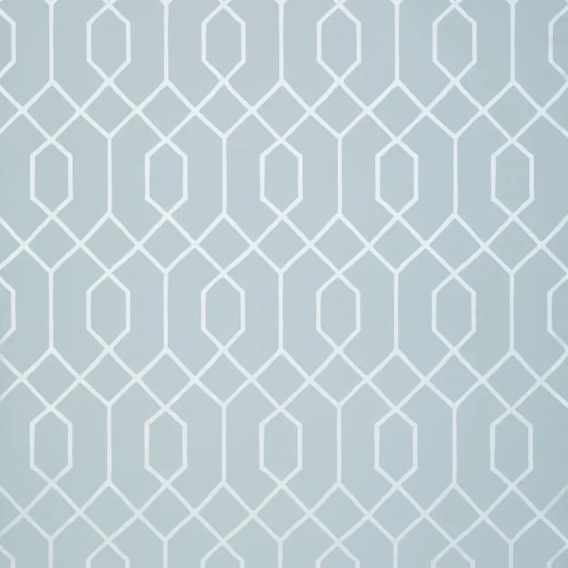 T35201 | La Farge - Metallic Silver on Blue