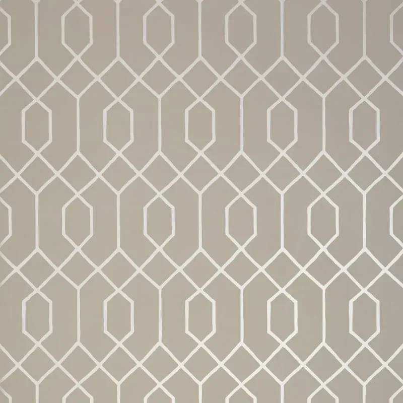 T35203 | La Farge - Metallic Pewter on Taupe
