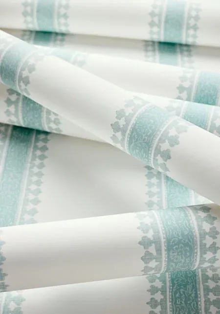 Cambridge Stripe Seaglass Thibaut wallpaper by Wallpaper Twins