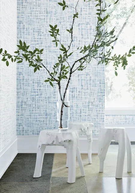 Prisma Blue Thibaut wallpaper by Wallpaper Twins