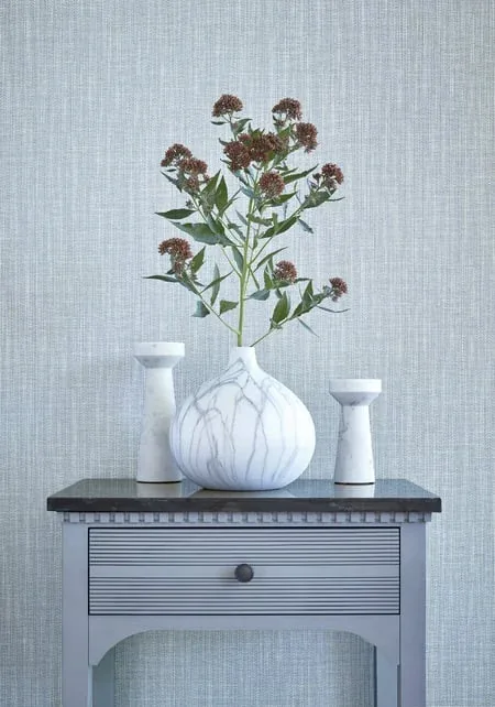 T4062 | Baldwin Herringbone - Blue room view