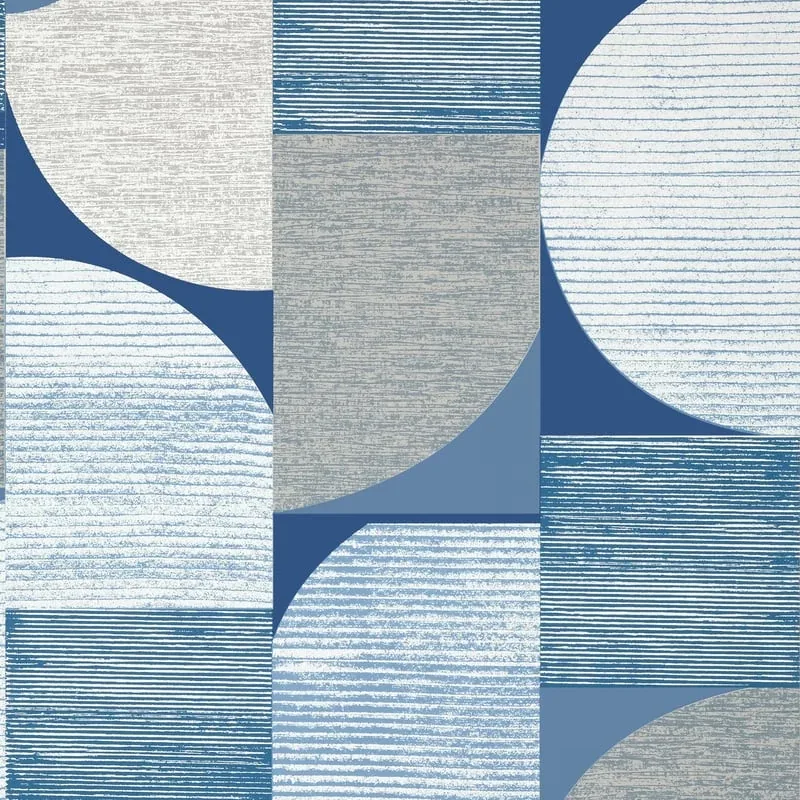 Saturn Blue Thibaut wallpaper by Wallpaper Twins