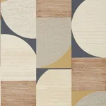Saturn Metallic Copper and Black Thibaut wallpaper by Wallpaper Twins