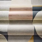 Saturn Metallic Copper and Black Thibaut wallpaper by Wallpaper Twins