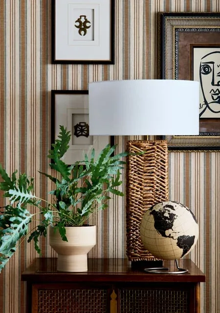 T44004 | Bennett Stripe - Cognac room view