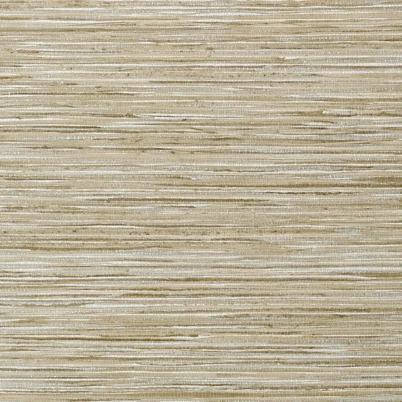 Jindo Grass Neutral on Metallic Silver Thibaut wallpaper by Wallpaper Twins