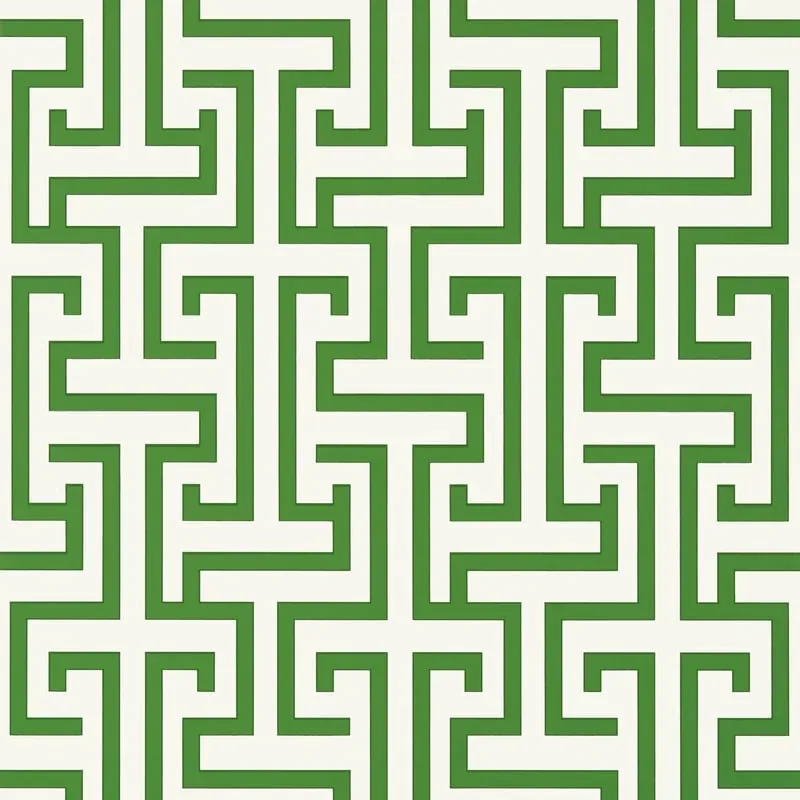Ming Trail Green Thibaut wallpaper by Wallpaper Twins
