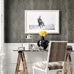 French Quarter Damask Charcoal Thibaut wallpaper by Wallpaper Twins