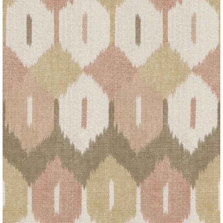 A-Street Prints Abilene Apricot Ikat Wallpaper - SKU 4147-27408