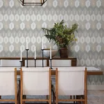 A-Street Prints Abilene Neutral Ikat Wallpaper - SKU 4147-27409