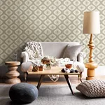 A-Street Prints Abra Taupe Ogee Wallpaper | Wallpaper Twins A-Street Prints Abra Taupe Ogee Wallpaper - SKU 2697-78015