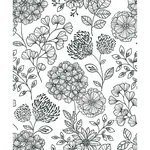 A-Street Prints Ada Black Floral Wallpaper | Wallpaper Twins A-Street Prints Ada Black Floral Wallpaper - SKU 2975-26203