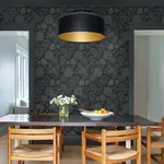 A-Street Prints Ada Charcoal Floral Wallpaper - SKU 2975-26206