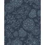A-Street Prints Ada Indigo Floral Wallpaper | Wallpaper Twins A-Street Prints Ada Indigo Floral Wallpaper - SKU 2975-26207