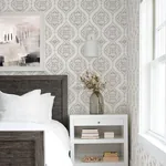 A-Street Prints Adele Rose Damask Wallpaper | Wallpaper Twins A-Street Prints Adele Rose Damask Wallpaper - SKU 2821-25147