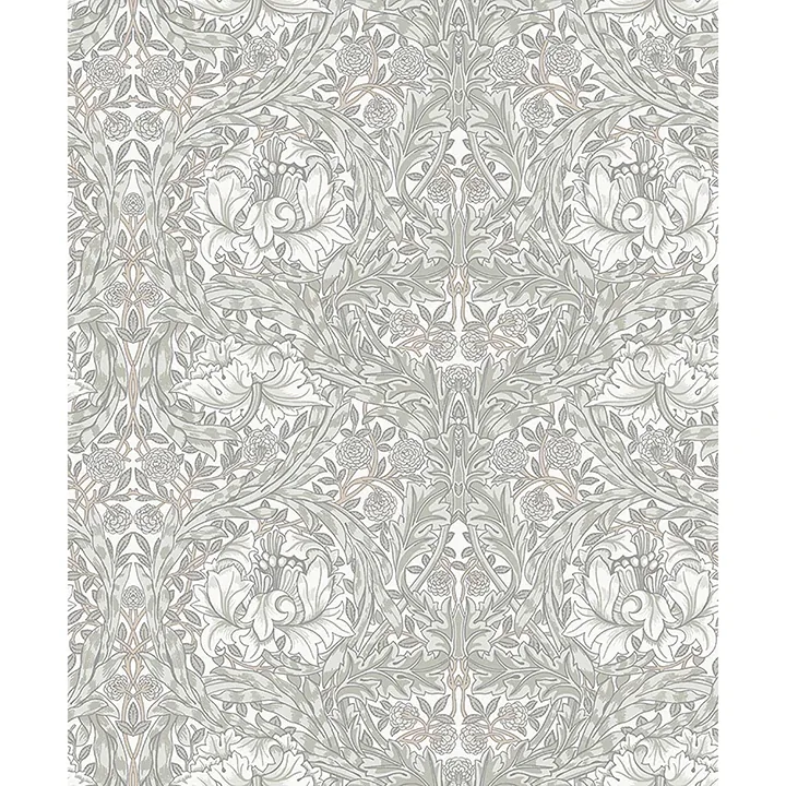 A-Street Prints African Marigold White Floral Wallpaper - SKU 4153-82022