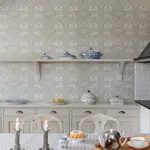 A-Street Prints African Marigold White Floral Wallpaper - SKU 4153-82022