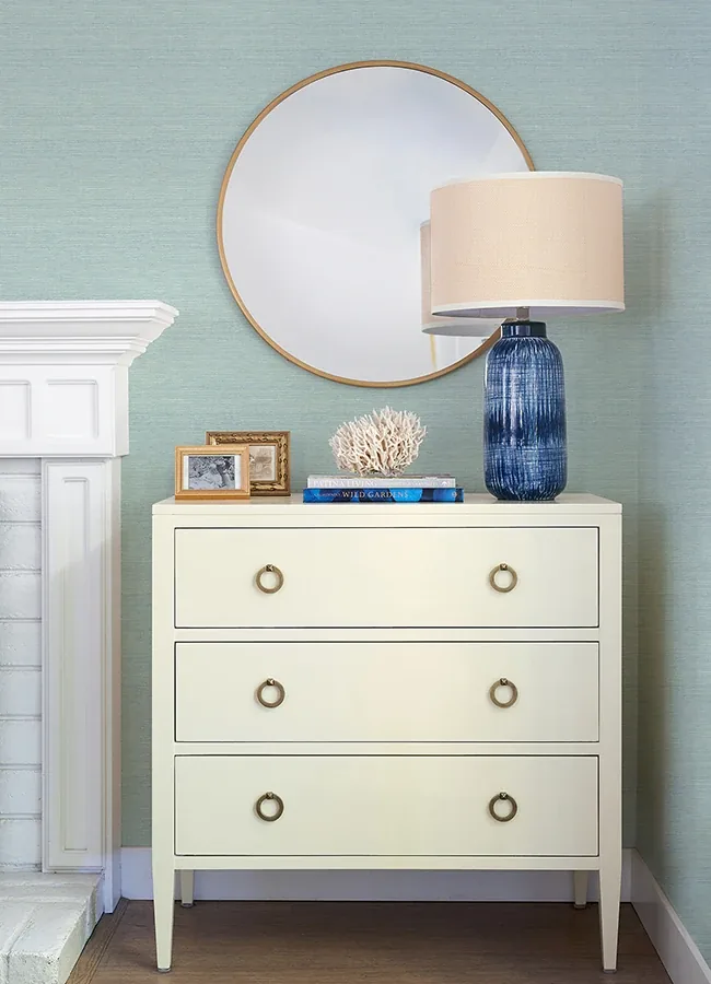 A-Street Prints Agave Aqua Faux Grasscloth Wallpaper | Wallpaper Twins A-Street Prints Agave Aqua Faux Grasscloth Wallpaper - SKU 4046-24282