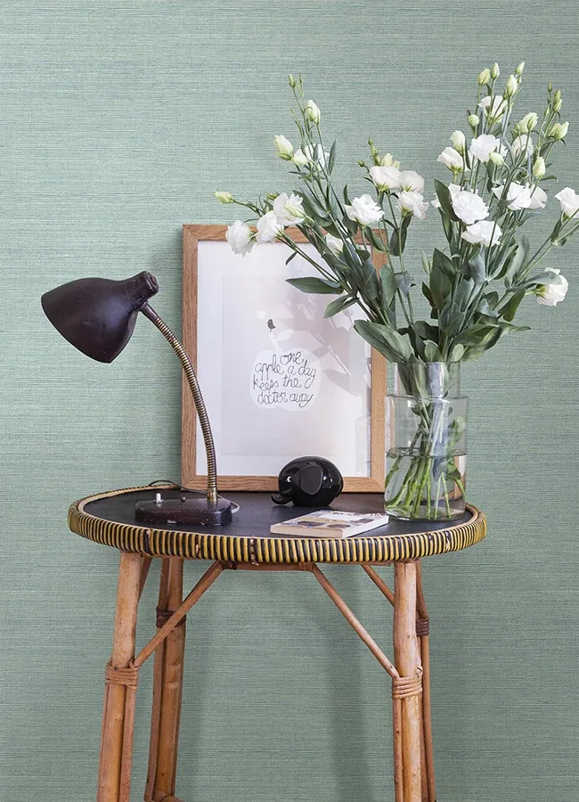 A-Street Prints Agave Aqua Faux Grasscloth Wallpaper | Wallpaper Twins A-Street Prints Agave Aqua Faux Grasscloth Wallpaper - SKU 4143-24282