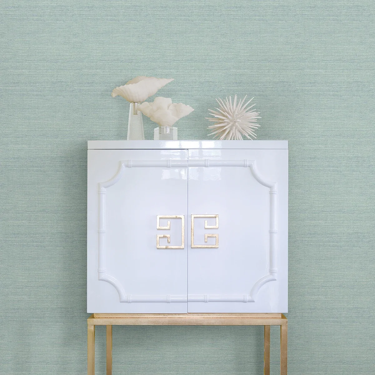 A-Street Prints Agave Aqua Imitation Grasscloth Wallpaper | Wallpaper Twins A-Street Prints Agave Aqua Imitation Grasscloth Wallpaper - SKU 2969-24282