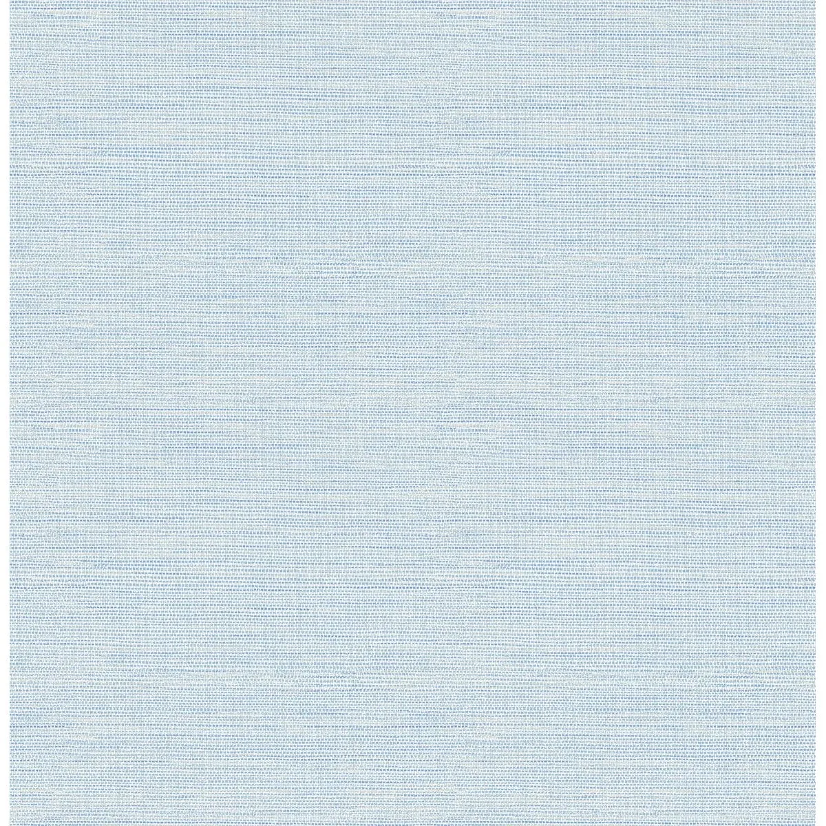 2901-24283 | Agave Bliss Sky Blue Faux Grasscloth Wallpaper