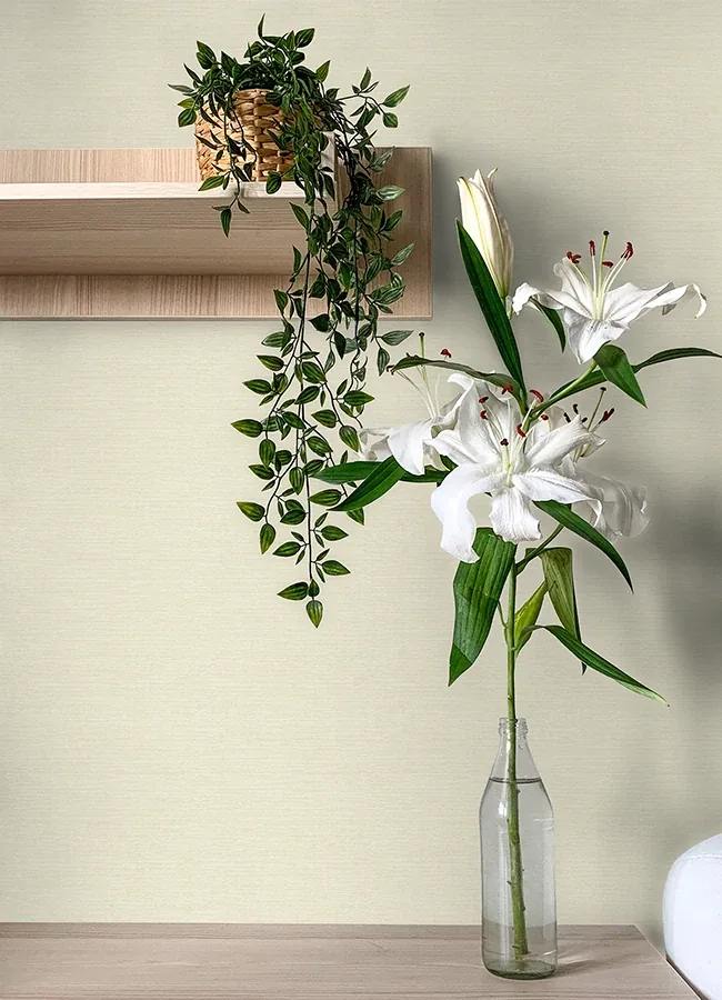 A-Street Prints Agave Light Yellow Faux Grasscloth Wallpaper | Wallpaper Twins A-Street Prints Agave Light Yellow Faux Grasscloth Wallpaper - SKU 4046-24280