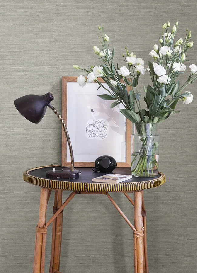 A-Street Prints Agave Stone Faux Grasscloth Wallpaper | Wallpaper Twins A-Street Prints Agave Stone Faux Grasscloth Wallpaper - SKU 4143-24279