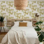 A-Street Prints Aida Gold Potted Plant Wallpaper | Wallpaper Twins A-Street Prints Aida Gold Potted Plant Wallpaper - SKU 4014-87557