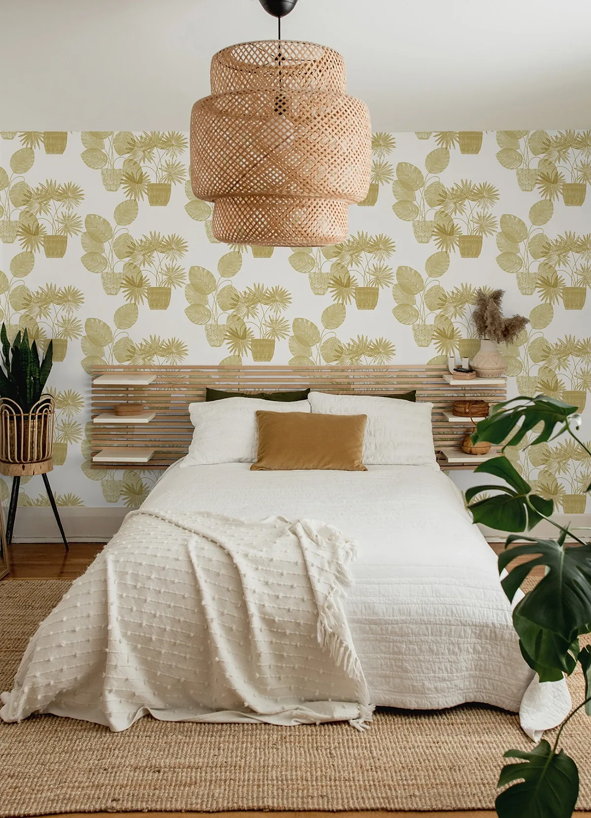 A-Street Prints Aida Gold Potted Plant Wallpaper | Wallpaper Twins A-Street Prints Aida Gold Potted Plant Wallpaper - SKU 4014-87557