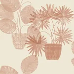 A-Street Prints Aida Pink Potted Plant Wallpaper | Wallpaper Twins A-Street Prints Aida Pink Potted Plant Wallpaper - SKU 4014-87556