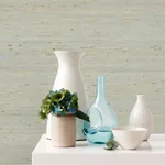 A-Street Prints Aiko Silver Sisal Grasscloth Wallpaper | Wallpaper Twins A-Street Prints Aiko Silver Sisal Grasscloth Wallpaper - SKU 2972-86123