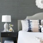 A-Street Prints Aiko Slate Sisal Grasscloth Wallpaper - SKU 2923-86124