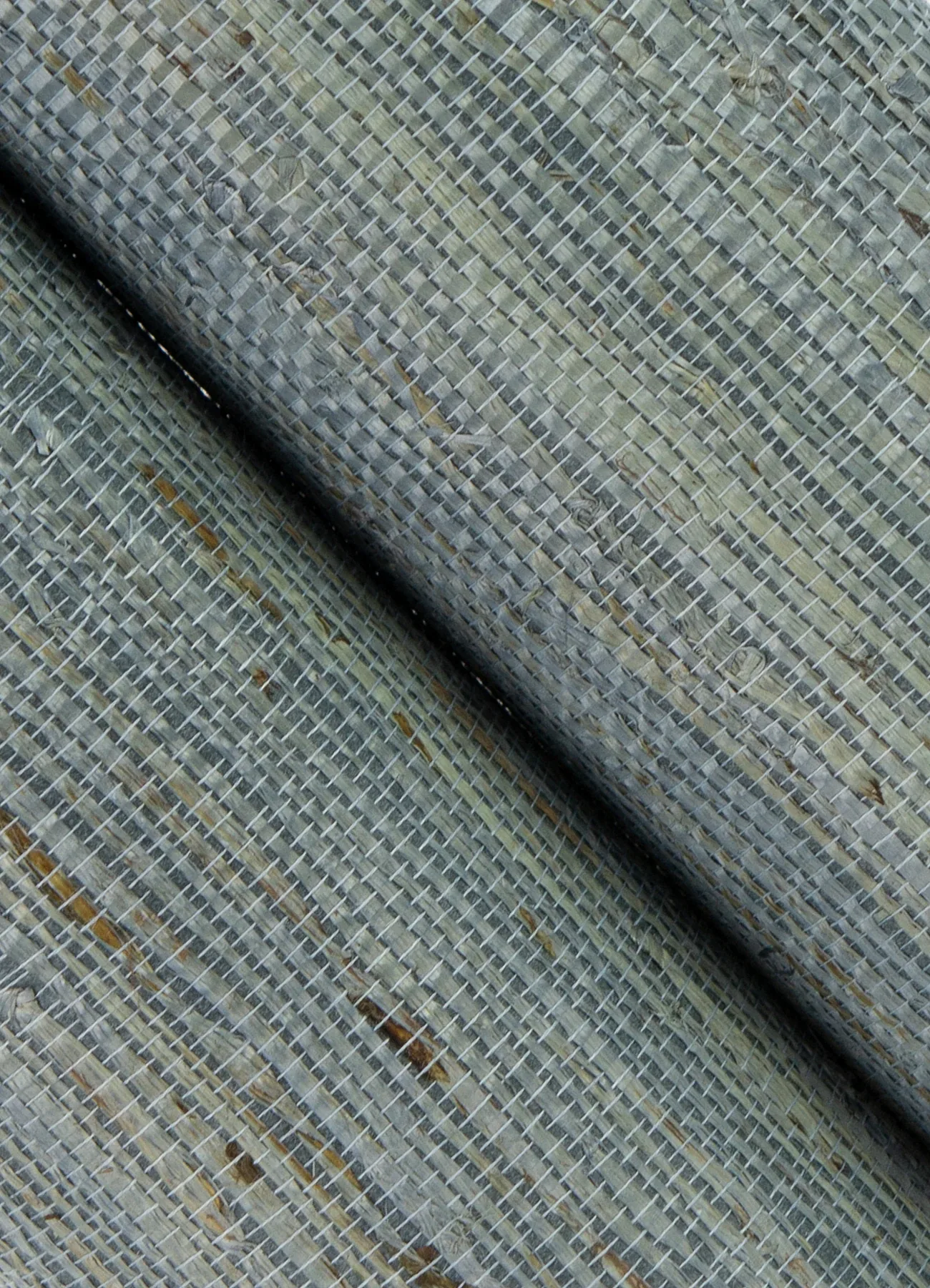 A-Street Prints Aiko Slate Sisal Grasscloth Wallpaper - SKU 2923-86124