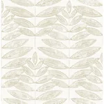 A-Street Prints Akira Beige Leaf Wallpaper | Wallpaper Twins A-Street Prints Akira Beige Leaf Wallpaper - SKU 2821-25100