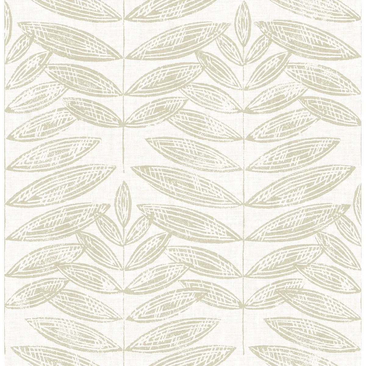 2821-25100 | Akira Beige Leaf Wallpaper