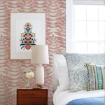 A-Street Prints Akira Coral Leaf Wallpaper - SKU 2821-25103