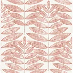 A-Street Prints Akira Coral Leaf Wallpaper - SKU 2999-25103