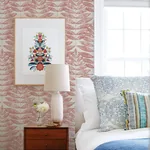 A-Street Prints Akira Coral Leaf Wallpaper - SKU 2999-25103