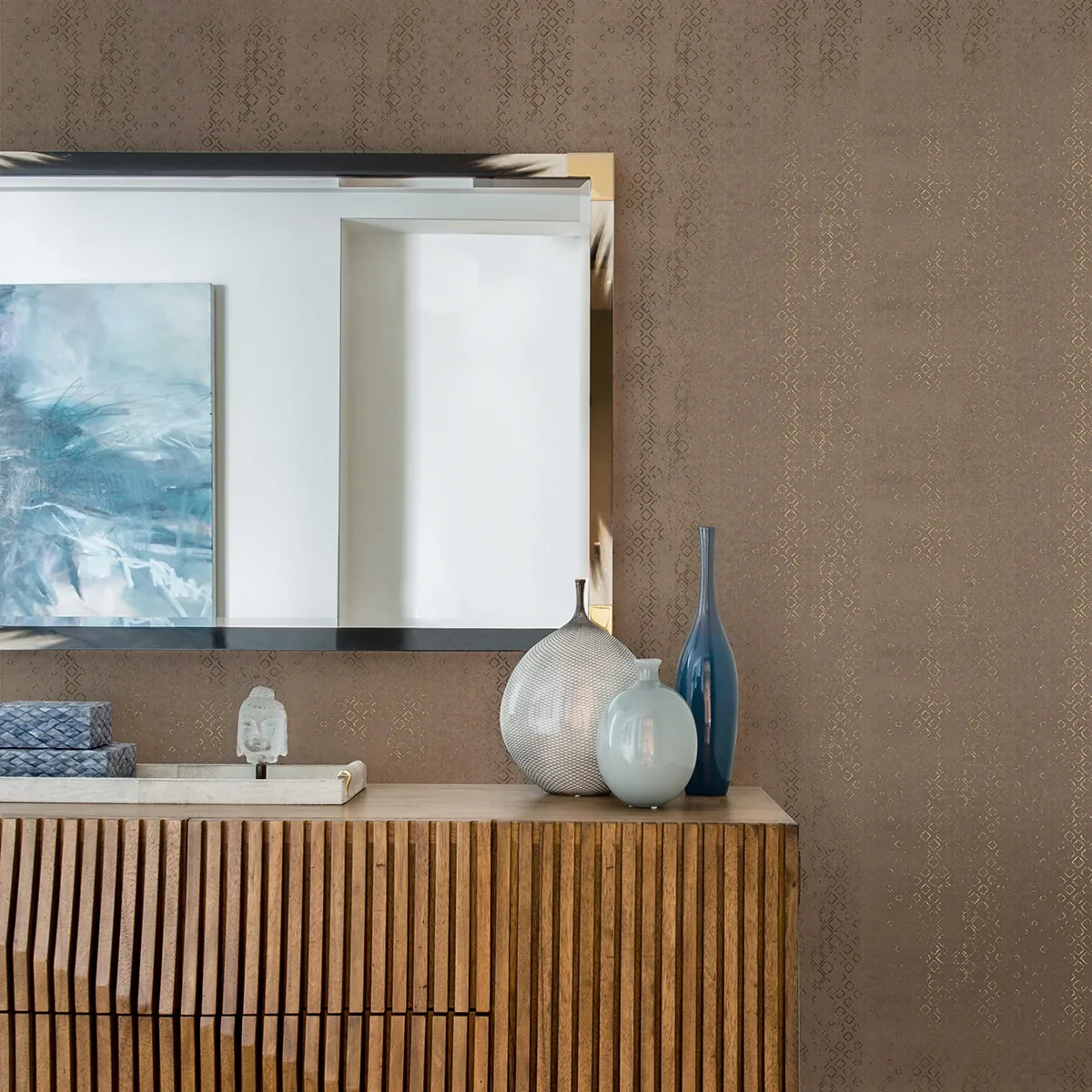 A-Street Prints Alama Bronze Diamond Wallpaper | Wallpaper Twins A-Street Prints Alama Bronze Diamond Wallpaper - SKU 4019-86478