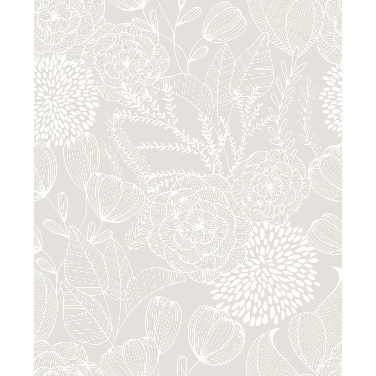 2903-25858 | Alannah Bone Bone Botanical Wallpaper