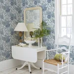 A-Street Prints Alannah Navy Botanical Wallpaper - SKU 2903-25857