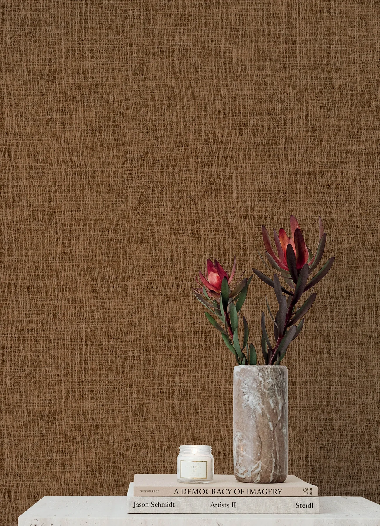 A-Street Prints Alba Copper Open Weave Wallpaper | Wallpaper Twins A-Street Prints Alba Copper Open Weave Wallpaper - SKU 4193-7409