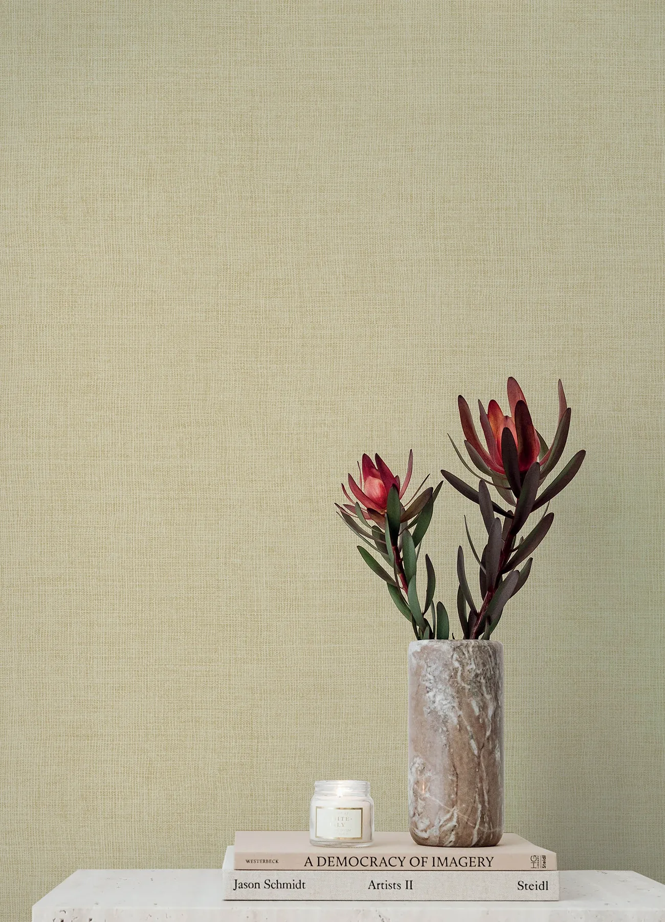 A-Street Prints Alba Cream Open Weave Wallpaper - SKU 4193-7404