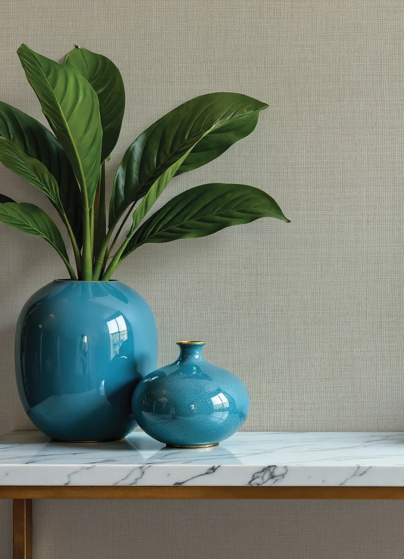 A-Street Prints Alba Grey Open Weave Wallpaper - SKU 4193-7402