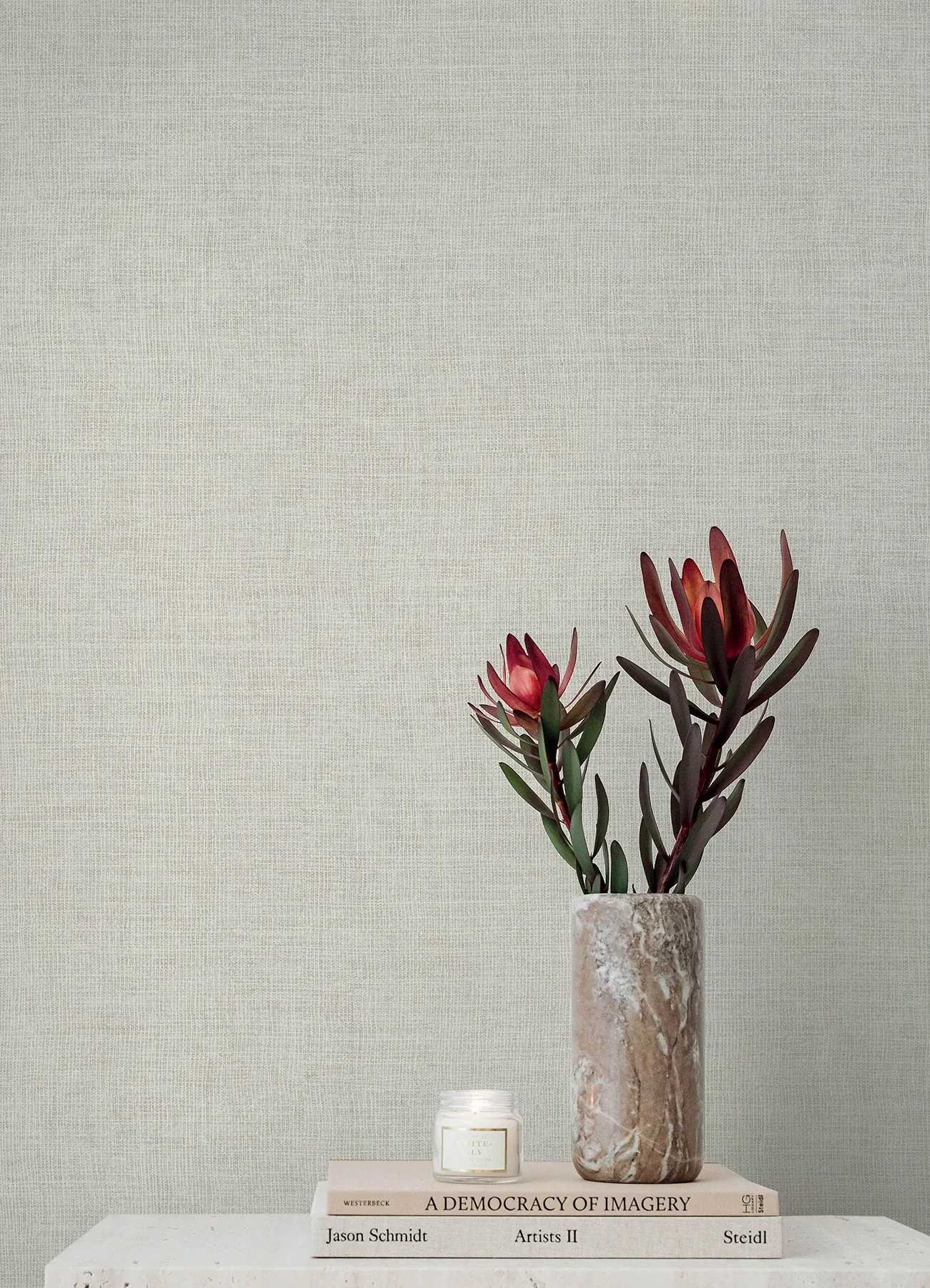 A-Street Prints Alba Lavender Open Weave Wallpaper - SKU 4193-7401