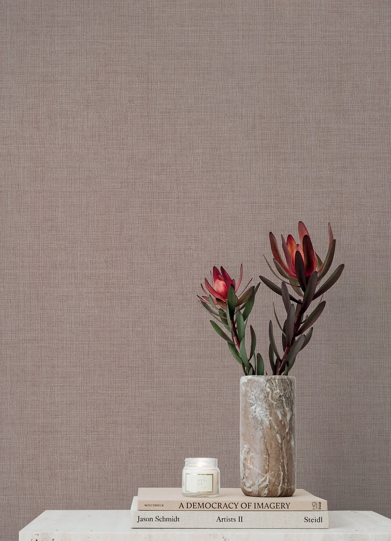 A-Street Prints Alba Rose Open Weave Wallpaper | Wallpaper Twins A-Street Prints Alba Rose Open Weave Wallpaper - SKU 4193-7407