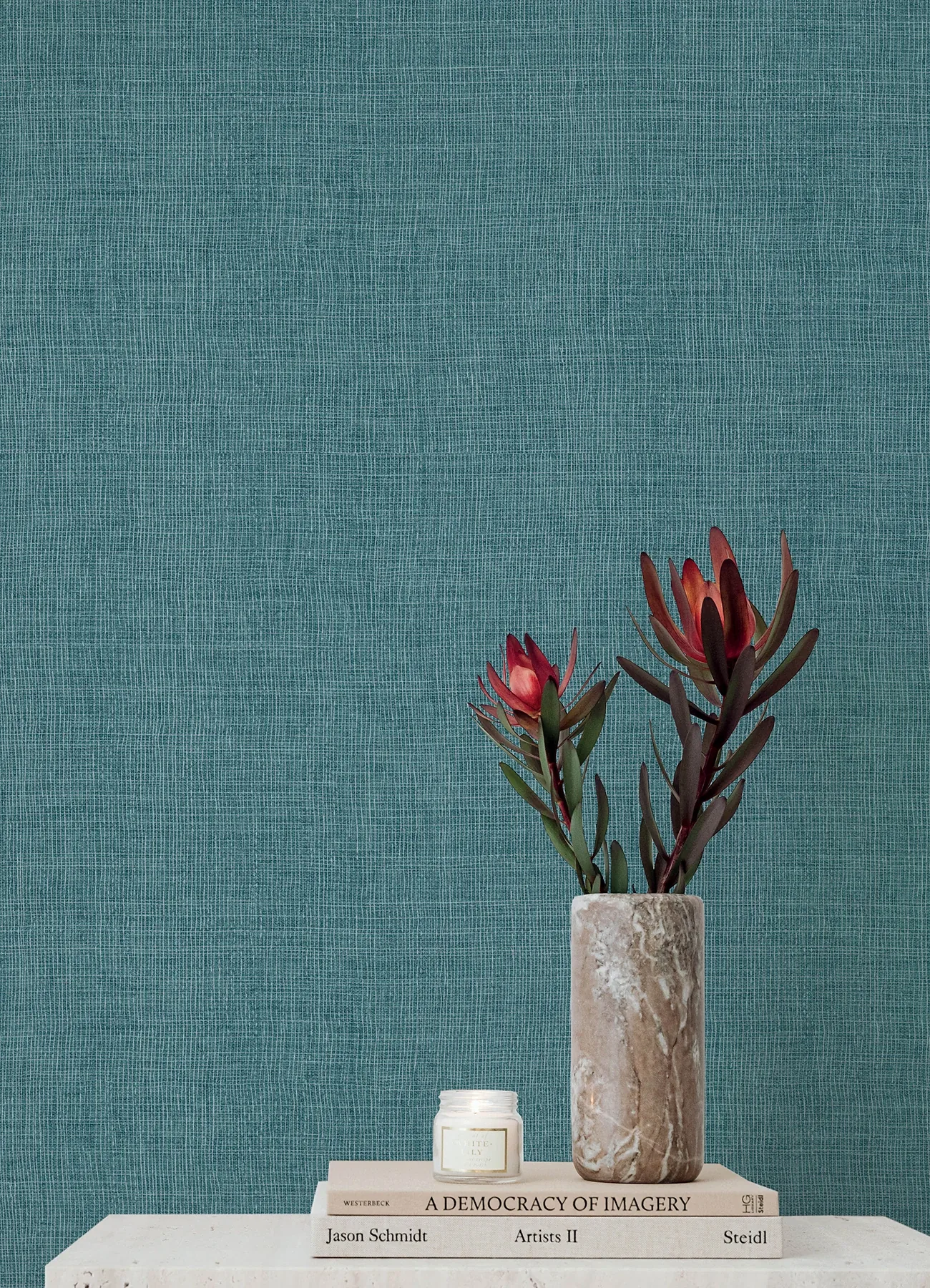 A-Street Prints Alba Turquoise Open Weave Wallpaper | Wallpaper Twins A-Street Prints Alba Turquoise Open Weave Wallpaper - SKU 4193-7412