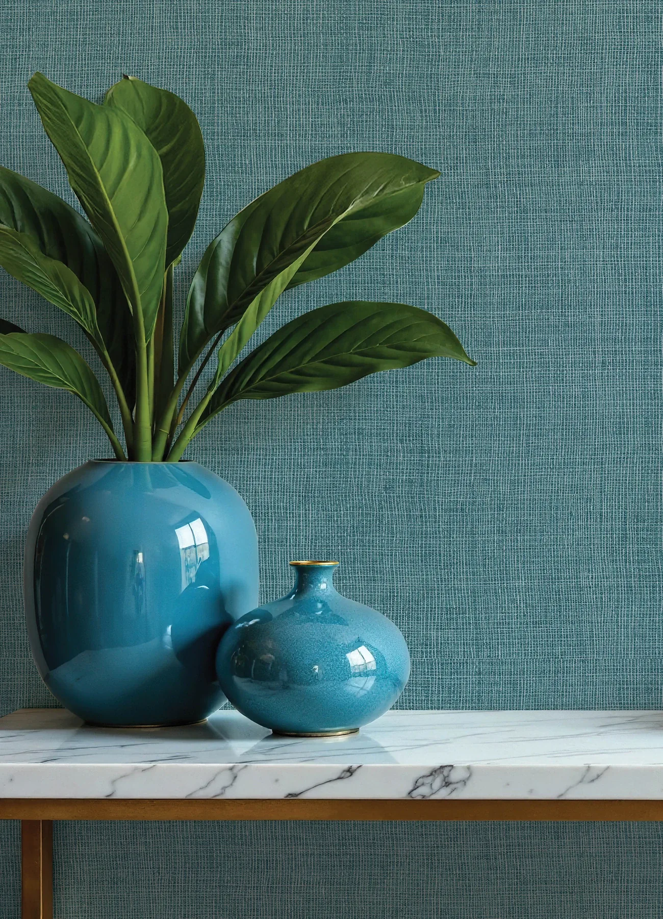 A-Street Prints Alba Turquoise Open Weave Wallpaper | Wallpaper Twins A-Street Prints Alba Turquoise Open Weave Wallpaper - SKU 4193-7412