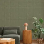 A-Street Prints Albin Moss Gridline Wallpaper - SKU 4177-27718